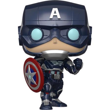 Pop! Marvel: Avengers Game  - Stark Tech Suit Captain America