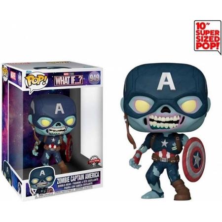 Pop! Marvel: What if...? - Zombie Captain America Exclusive 25cm FUNKO