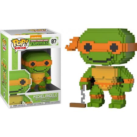 Pop 8 Bit Teenage Mutant Ninja Turtles Michelangelo Vinyl Figure