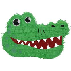 Funny Fashion Pinata van papier - Krokodil thema 42x27 cm - Verjaardag
