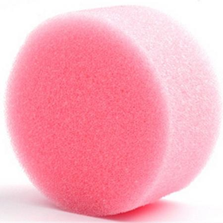 FunnyFashion - Grimas schmink sponsje - roze - rond - D6 x H3 cm