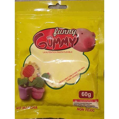 Funny Gummy - Lichtgeel - 1 x 60 gram