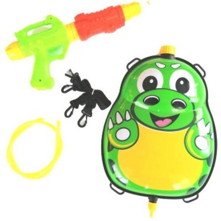 Funny Toys Waterpistool Met Tank 35,5 Cm Groen/geel 5-delig
