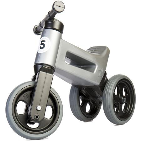Funny Wheels Rider Sport Cool Loopfiets - Loopfiets - Jongens en meisjes - Grijs