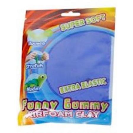Funny Klei Gummy Airfoam Clay Junior 50 Gram Blauw
