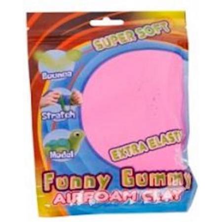 Funny Klei Gummy Airfoam Clay Junior 50 Gram Roze