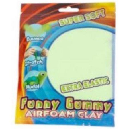 Funny Klei Gummy Airfoam Junior 55 Gram Lichtgroen