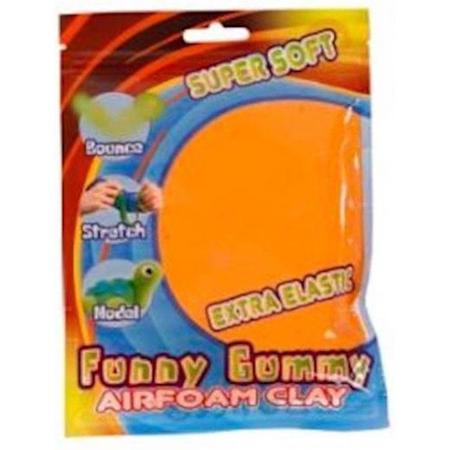 Funny Klei Gummy Airfoam Junior 55 Gram Oranje