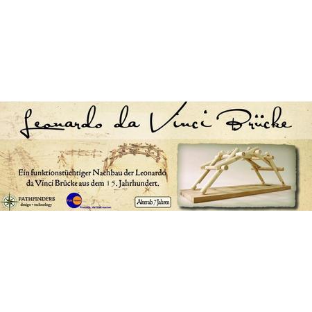 Leonardo da Vinci 3D puzzel: De Brug - duurzaam en educatief bouwpakket