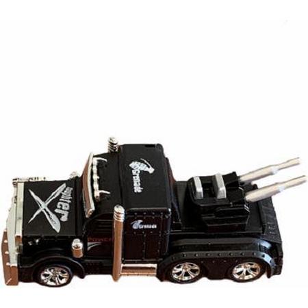 Mini- vrachtwagen/sleepwagen- met rc afstandsbedieningen - 1:64 - zonder batterijen - Model-X Cars