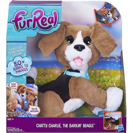 FurReal Friends Chatty Charlie, de Blaffende Beagle - Interactieve knuffel