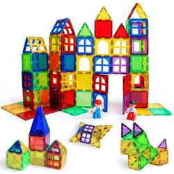 Magnetisch Speelgoed - Voordeelset 100 Stuks - Magnetische bouwstenen - Veilig Voor Kinderen - Magna Tiles - Magnetisch Speelgoed - Stimuleer Creativiteit - Bouwset met magnetische blokken