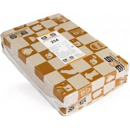 G&S 264 wit Boetseerklei fijn Chamotte – blok klei van 10 kg