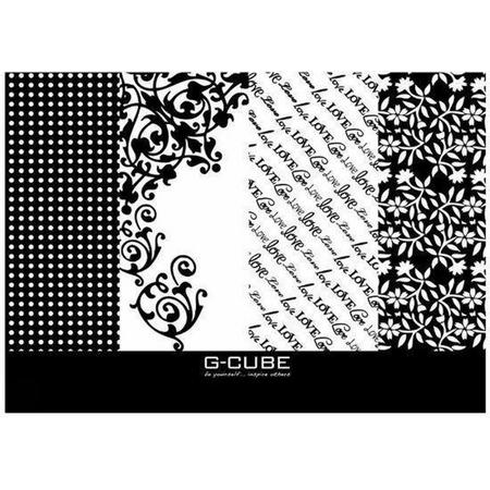 Black & White, Bar Style, Trim to Fit Notebook Skin 17