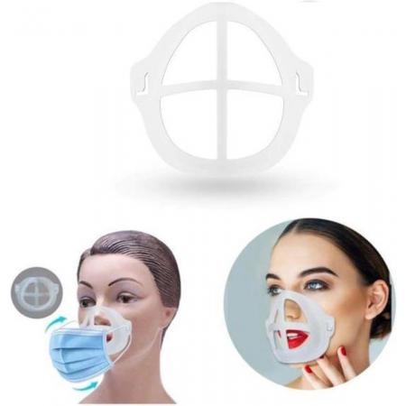 Bracket 3D voor mondmasker - 1 stuk - vergemakkelijkt ademhaling - beschermt make up - lipstick - lipgloss - herbruikbaar - GEAR3000®