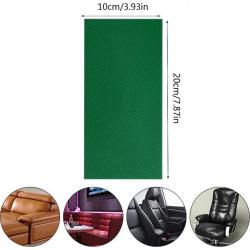 GEAR 3000® PU leer reparatie set - leather repair - leder patch - zelfklevende sticker groen