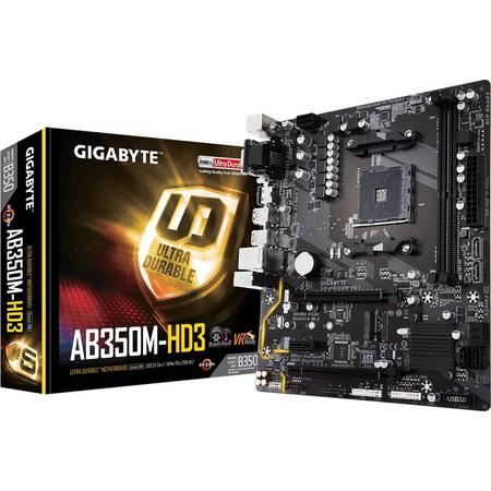 Gigabyte GA-AB350M-HD3 AMD B350 Socket AM4 Micro ATX moederbord