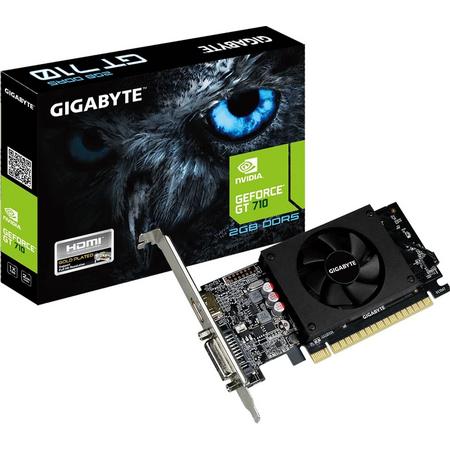 Gigabyte GV-N710D5-2GL GeForce GT 710 2GB GDDR5 videokaart