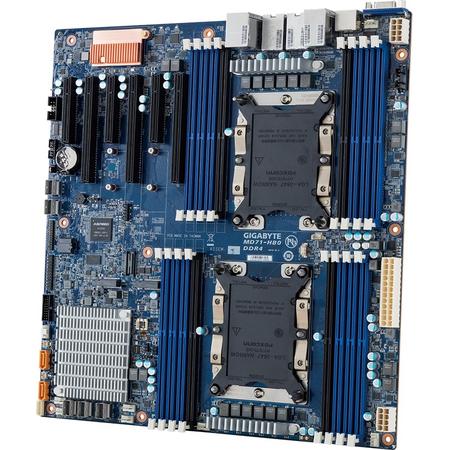 Gigabyte MD71-HB0 server-/werkstationmoederbord LGA 3647 (Socket P) Verlengd ATX Intel C622