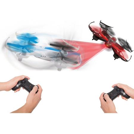 GoClever Skyfighter set van 2 battle drones met Infra rood kanon, voor binnen en buiten