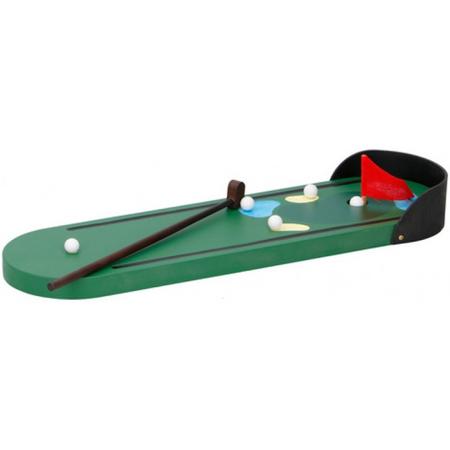 Minigolf houten speelgoed - golf - midgetgolf - golfbal - golfclub