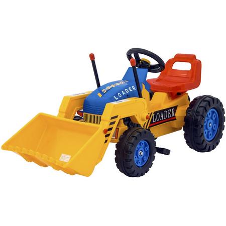 Trapvoertuig 110 cm - trapauto shovel / graafmachine / bulldozer / tractor