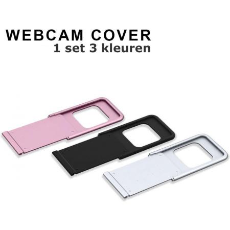 3 pack - webcam cover - Privé camera cover - 3 kleuren