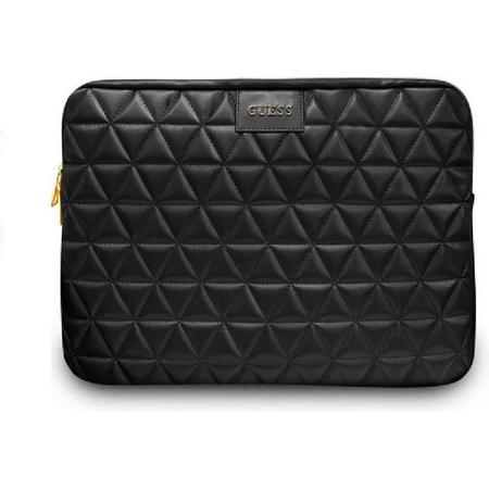 Guess Quilted Laptop Sleeve voor Laptops t/m 13 inch - Zwart