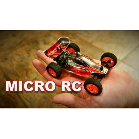 Radiografische Race Auto 1:32 - Micro RC Off-road Auto - Rijklaar - Rood