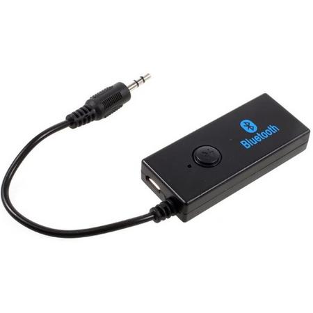 GadgetBay B8 Aux Bluetooth muziek ontvanger - Handsfree Carkit - Zwart