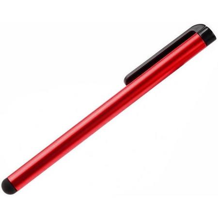 GadgetBay Stylus pen voor iPhone iPod iPad pennetje Galaxy styluspen - Rood