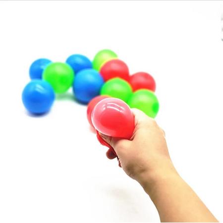Gaia Limitless - Sticky Wall Balls - Set van 8 - Sticky Balls - 4 Kleuren - Klevend