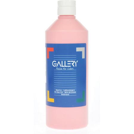 17x Gallery plakkaatverf, flacon van 500 ml, roze