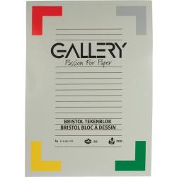 Gallery Bristol tekenblok, ft 21 x 29,7 cm , A4, 200 g m², 20 vel 20 stuks