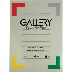 Gallery Bristol tekenblok ft 27 x 36 cm, 200 g/m², blok van 20 vel 20 stuks