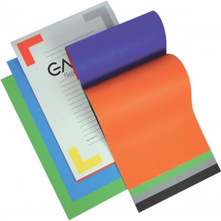 Gallery gekleurd tekenpapier Multicolor, ft 21 x 29,7 cm (A4), 120 g/m², blok van 20 vel 50 stuks