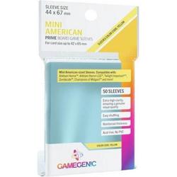   Mini American Card Game Prime Sleeves Clear (50) (44x67mm)