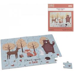 Puzzels kinderen - dieren puzzel - Hert/Beer/Konijn/bomen - legpuzzel - 48 puzzelstukjes - vanaf 3 jaar