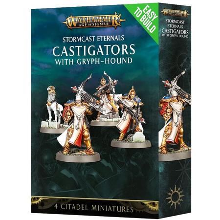 Age of Sigmar Easy to Build Stormcast Eternals Castigators with Gryph-Hound