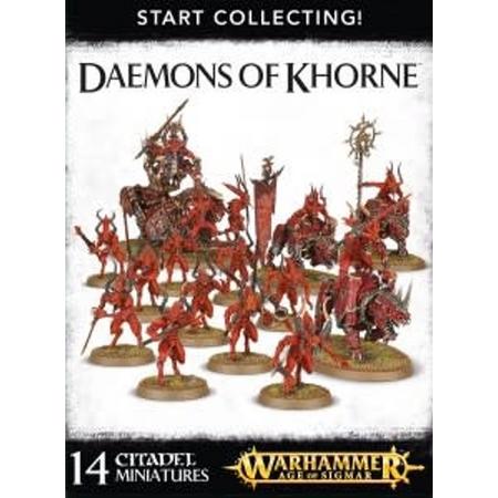 Age of Sigmar/Warhammer 40,000 Daemons of Khorne Start Collecting Set