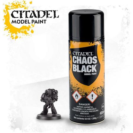 Citadel Paint - Chaos Black Spray