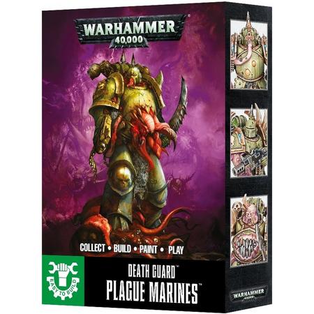 Warhammer - Easy to build - plague marines- 3 miniaturen