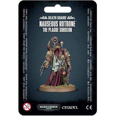 Warhammer 40,000 Chaos Heretic Astartes Death Guard: Nauseous Rotbone, the Plague Surgeon