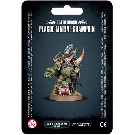 Warhammer 40,000 Chaos Heretic Astartes Death Guard: Plague Marine Champion