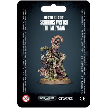 Warhammer 40,000 Chaos Heretic Astartes Death Guard: Scribbus Wretch, the Tallyman