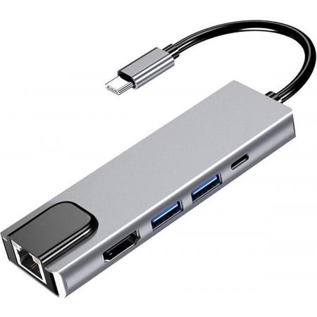 Garpex® USB 3.0 type-c hub multi-function five-in-one type-c hub expansion dock laptop mobile phone universal