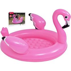 Opblaasbaar Flamingo Zwembad - Roze - 108x95x65x65cm