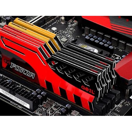 GEIL FORZA Series 16GB (8GB*2)  DDR4 PC4-24000 3000MHz, CL16 Dual Channel, Yellow