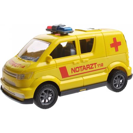Gearbox Duitse Ambulance Geel 15 Cm