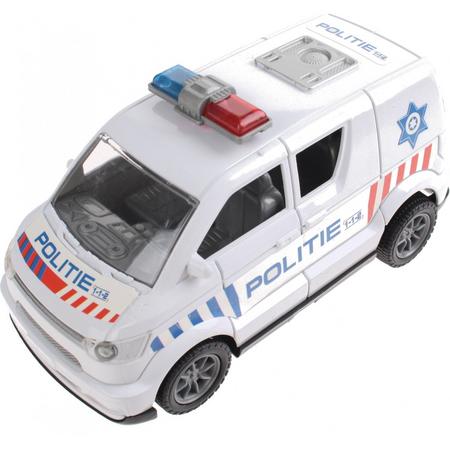 Gearbox Politieauto Wit Staal 15 Cm